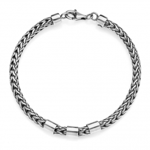 Silver bracelet with thai chain