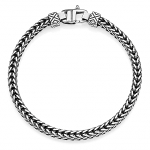 Silver bracelet with thai chain