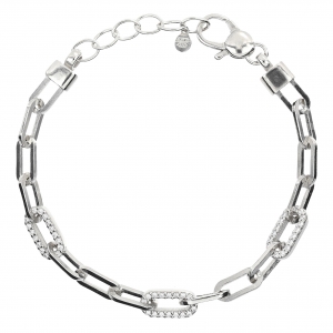 Bracciale in Argento con zirconi