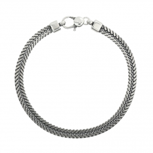 Bracciale in Argento con coda di volpe