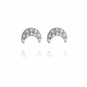 Silver earrings with Cubic Zirconia